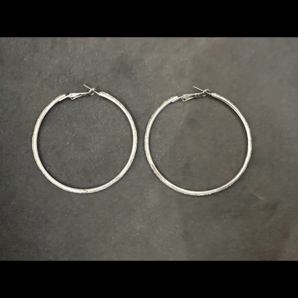 Large Sparkle Hood Earrings